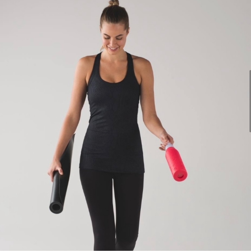 Lululemon Cool Racerback Black Desert Snakeskin Print Tanktop